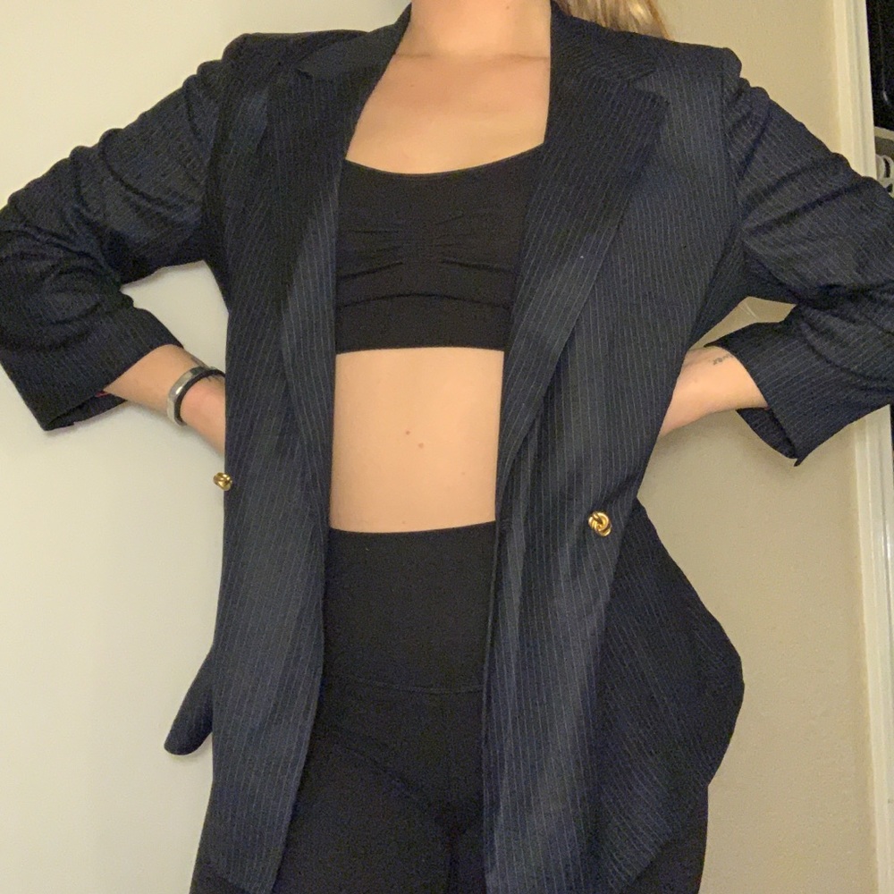 Pinstripe blazer